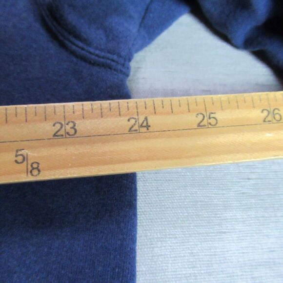 Vintage MC Sportswear Sweatshirt Womens 1X Navy Bedazzled American Flag Momcore - Picture 8 of 9